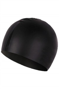 SKHA005 manufacturing swimming cap design waterproof silicone rubber swimming cap swimming cap center detail view-1